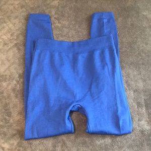 Royal Blue Fleece Lined Leggings